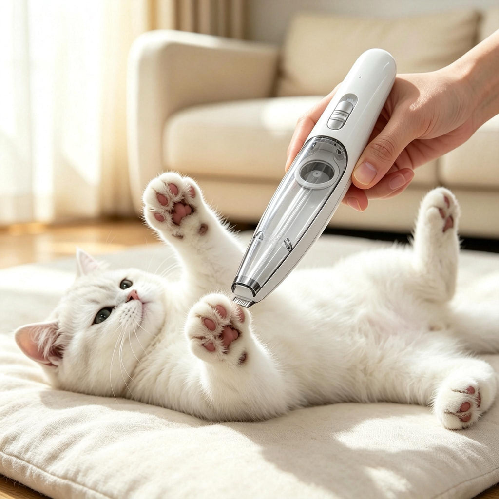 DS GROOM AIR Pet Grooming Vacuum Trimmer for Dogs & Cats – Cordless Rechargeable Hair Clippers, 3 Speeds, Hair Suction, Full Body & Paw Trimmer