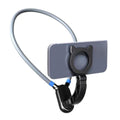 MagSafe-Compatible Foldable Cellphone Neck Holder with Phone Cases, Hands-Free Phone Accessory - Adjustable POV Chest Mount, Desk Stand for Landscape Video Recording Grip