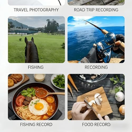 MagSafe-Compatible Foldable Cellphone Neck Holder with Phone Cases, Hands-Free Phone Accessory - Adjustable POV Chest Mount, Desk Stand for Landscape Video Recording Grip