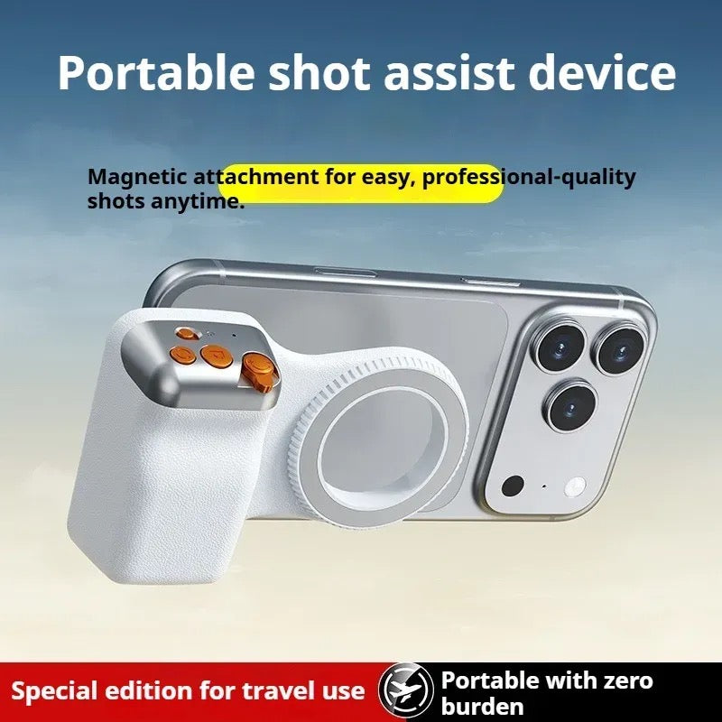SNAP Wireless Bluetooth Magnetic Camera Grip - Smartphone Accessory with Shutter, Zoom Controls, Landscape Support, Phone Camera Mount, Accessories