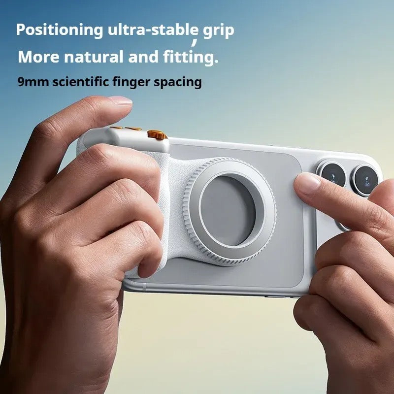 SNAP Wireless Bluetooth Magnetic Camera Grip - Smartphone Accessory with Shutter, Zoom Controls, Landscape Support, Phone Camera Mount, Accessories