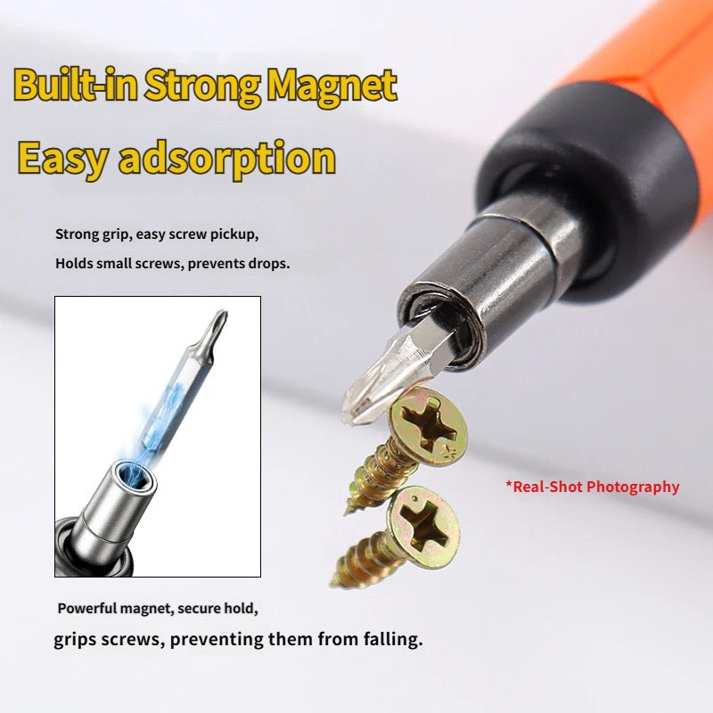 FIX Pro Pen-Style 46-in-1 Precision Cordless Electric Screwdriver Kit with Bit Set, Power Tool for DIY Users’ Small Hardware Repairs