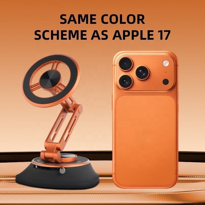 ORBIT Premium Magnetic Vacuum Car Mount, Featuring N52 Magnetic System for Automotive Interior Use