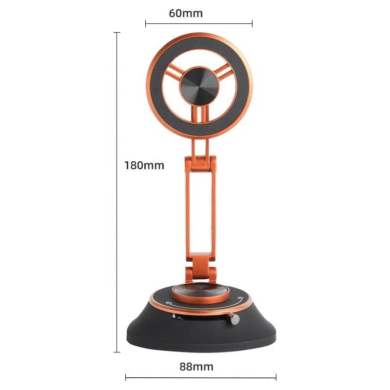 ORBIT Premium Magnetic Vacuum Car Mount, Featuring N52 Magnetic System for Automotive Interior Use