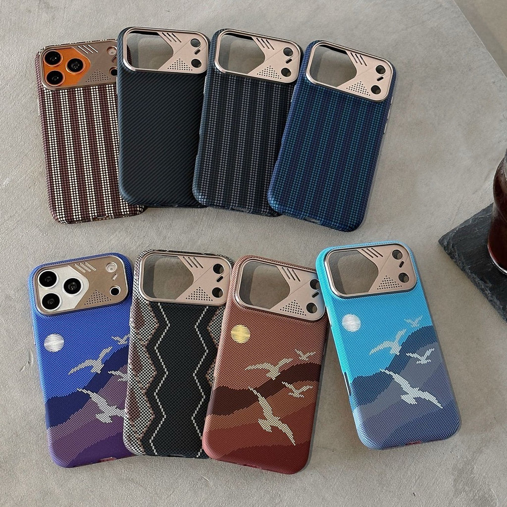 AERO Magnetic Carbon Fiber Case for iPhone 18 Pro, iPhone 18 Pro Max - Premium Woven-Carbon Look, Textured Back, Precision Camera Surround